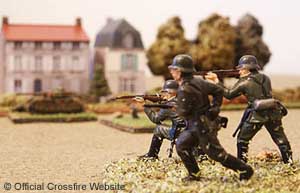 Classic 1/76th Airfix plastic German Infantry - perfect for Crossfire.