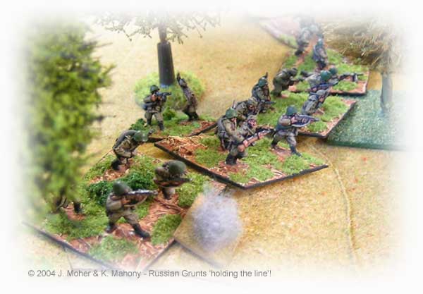 15mm Soviet Infantry from the collection of Kieran Mahony.