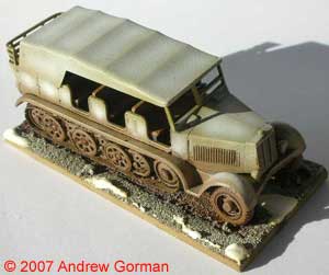 (Airfix) Sdkfz 7 Half-Track Gun Tractor. (Airfix) Sdkfz 7 Half-Track Gun Tractor.