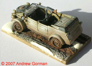 Another view of the Kubelwagen. Another view of the Kubelwagen.